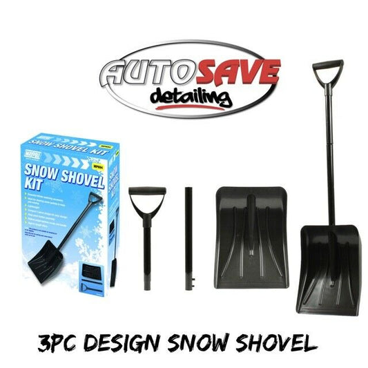 SNOW SHOVEL - COMPACT 3 PIECE DESIGN  - 94cm Assembled