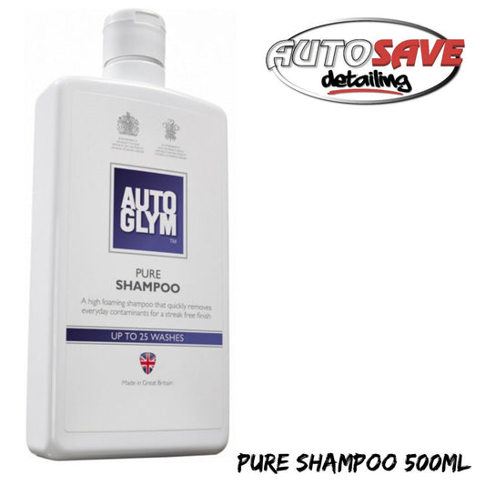 Autoglym Pure Shampoo Bottle 500ml Car Care Valet Bodywork Shampoo