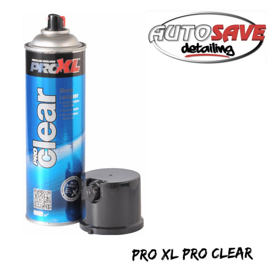 PRO XL PROCLEAR 1K PETROL RESISTANT GLOSS LACQUER CLEARCOAT AEROSOL 500ML