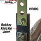 E-Tech Steel Exhaust Backbox Mount Bracket Hook With Rubber Knuckle Joint HR009