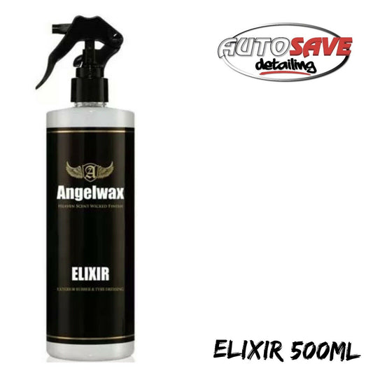 Angelwax Elixir 500ml - Exterior Rubber, Vinyl, Plastic & Tyre Dressing