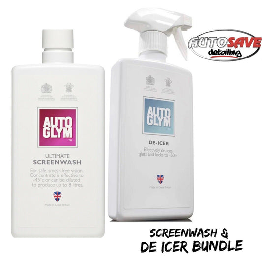 AUTOGLYM ULTIMATE SCREENWASH 500ML & DE ICER 500ML