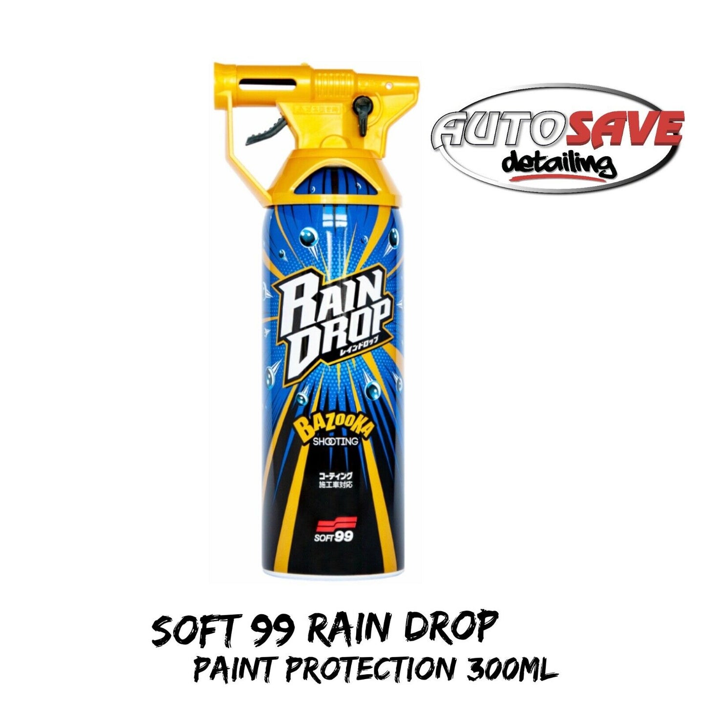 SOFT99 Rain Drop Bazooka UK STOCK