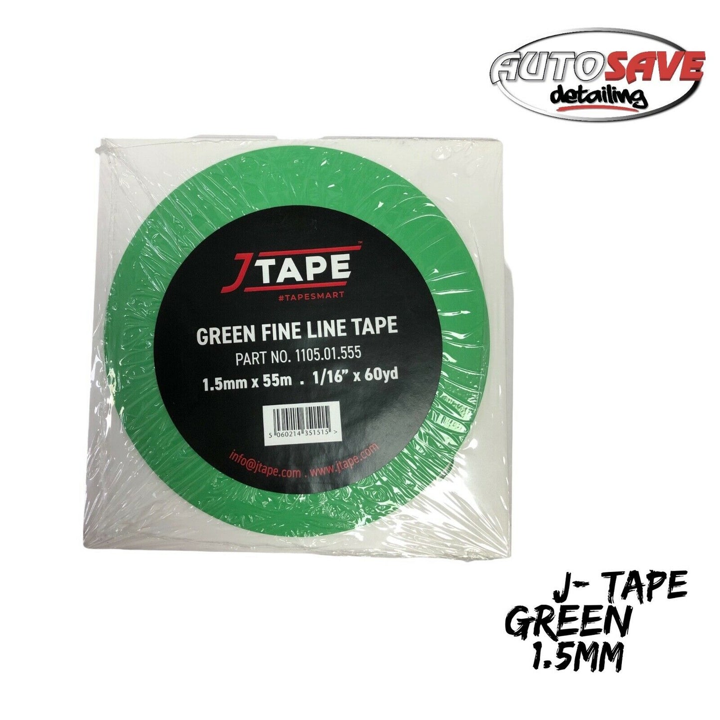 JTAPE 1.5mm Highly Flexible Fine Line Paint  Masking J Tape Heat Resistant