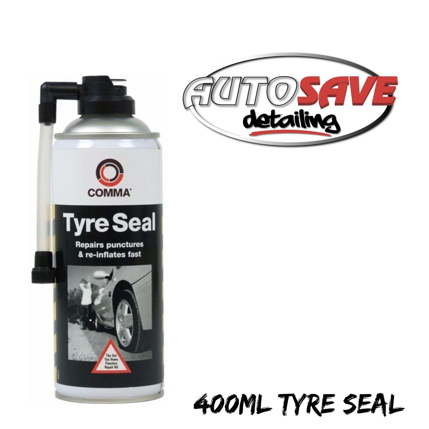 Comma Tyre Seal - Emergency Puncture Repair  - 400 ML