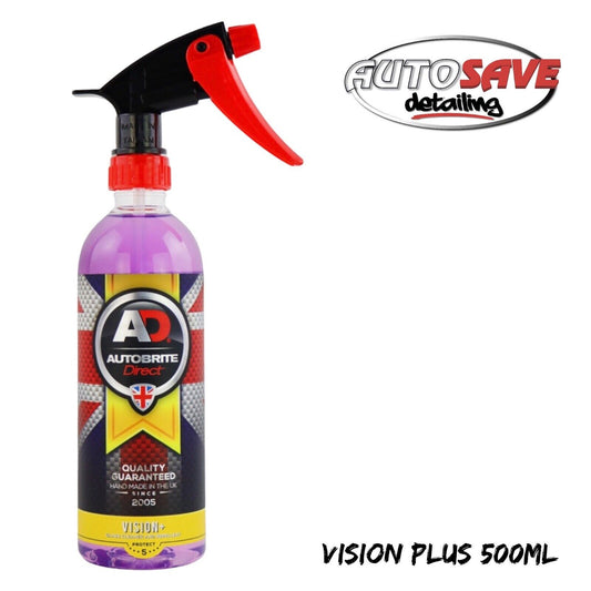 NEW Autobrite Direct Vision+ Glass Cleaner Repellent 500ml