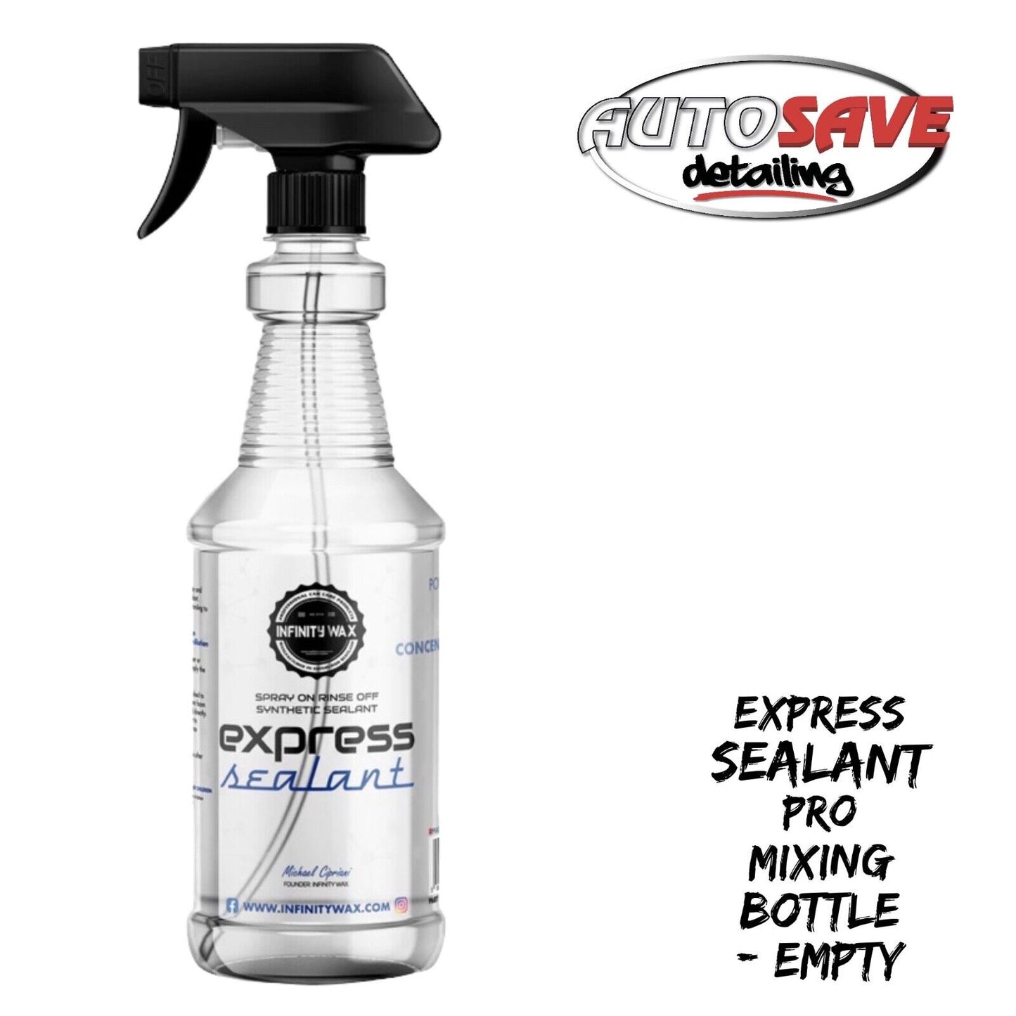 Infinity Wax Pro Bottle With label - Express Sealant