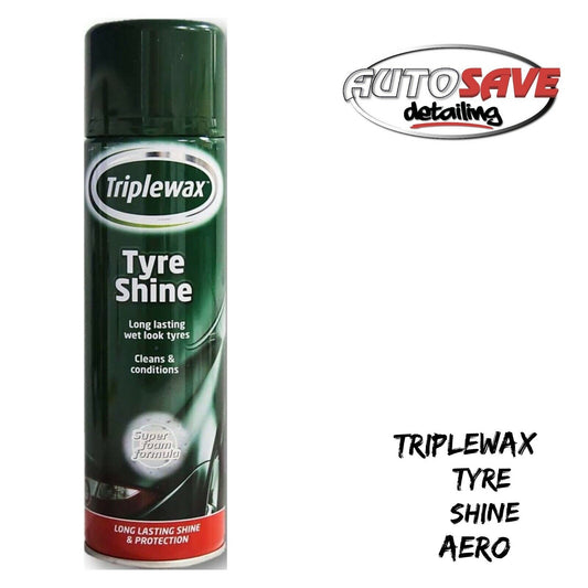 Triplewax TTS501 Tyre Shine Foam Cleaner & Protector - 500ml