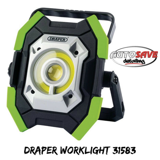Draper 31583 10W 1000 Lumens Rechargeable Worklight