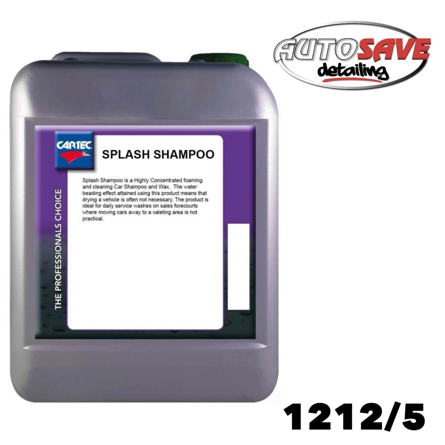CARTEC 12121/5 SPLASH SHAMPOO - NEW FORMULA - EXTREME WAX SHAMPOO