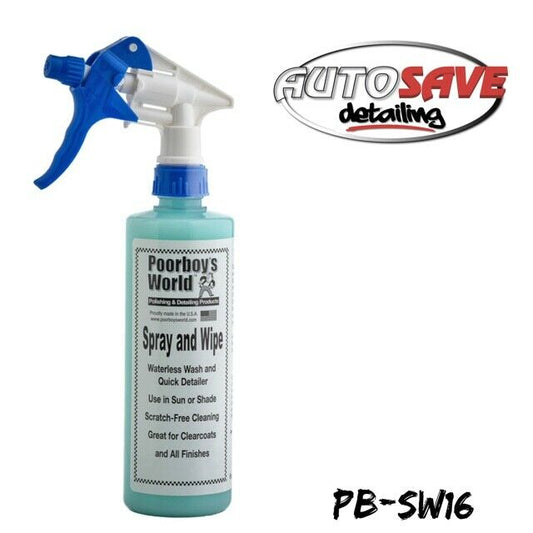 Poorboy's World Spray and Wipe Waterless Wash 16oz