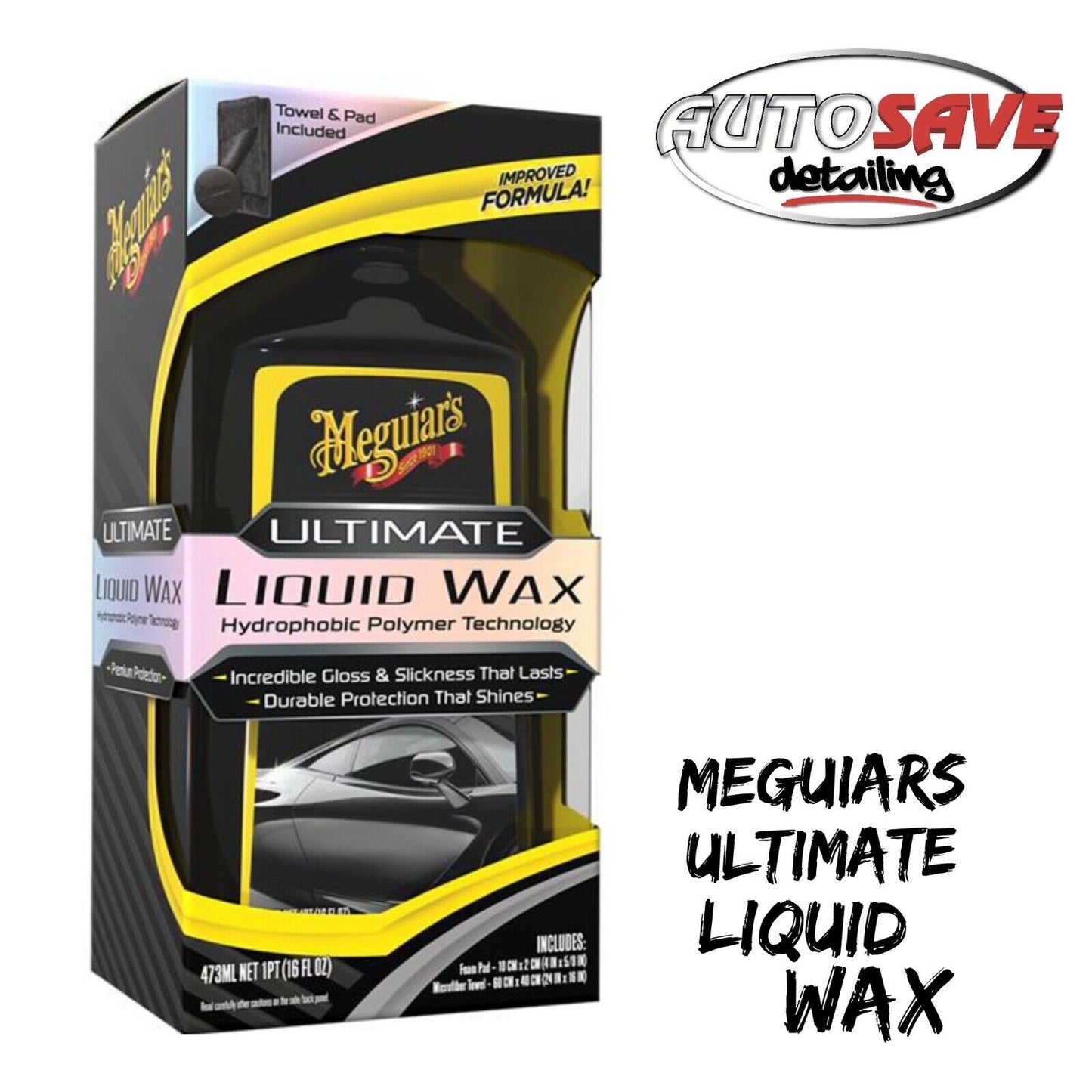 Meguiars Ultimate Liquid Wax NEW and IMPROVED G210516 473ml