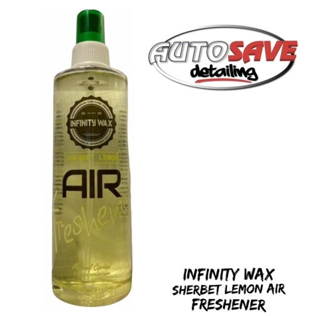 Infinity Wax SHERBET LEMON Fragrance Scent Car Air Freshener Mist Spray 250ml