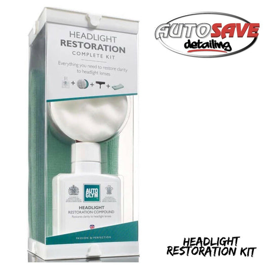 Autoglym Headlight Restoration Complete Kit, Restore Clarity, Vehicle Headlights