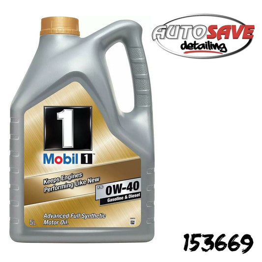 Mobil 1 FS 0W40 153669 Fully Synthetic Engine Oil 5 Litres 5L