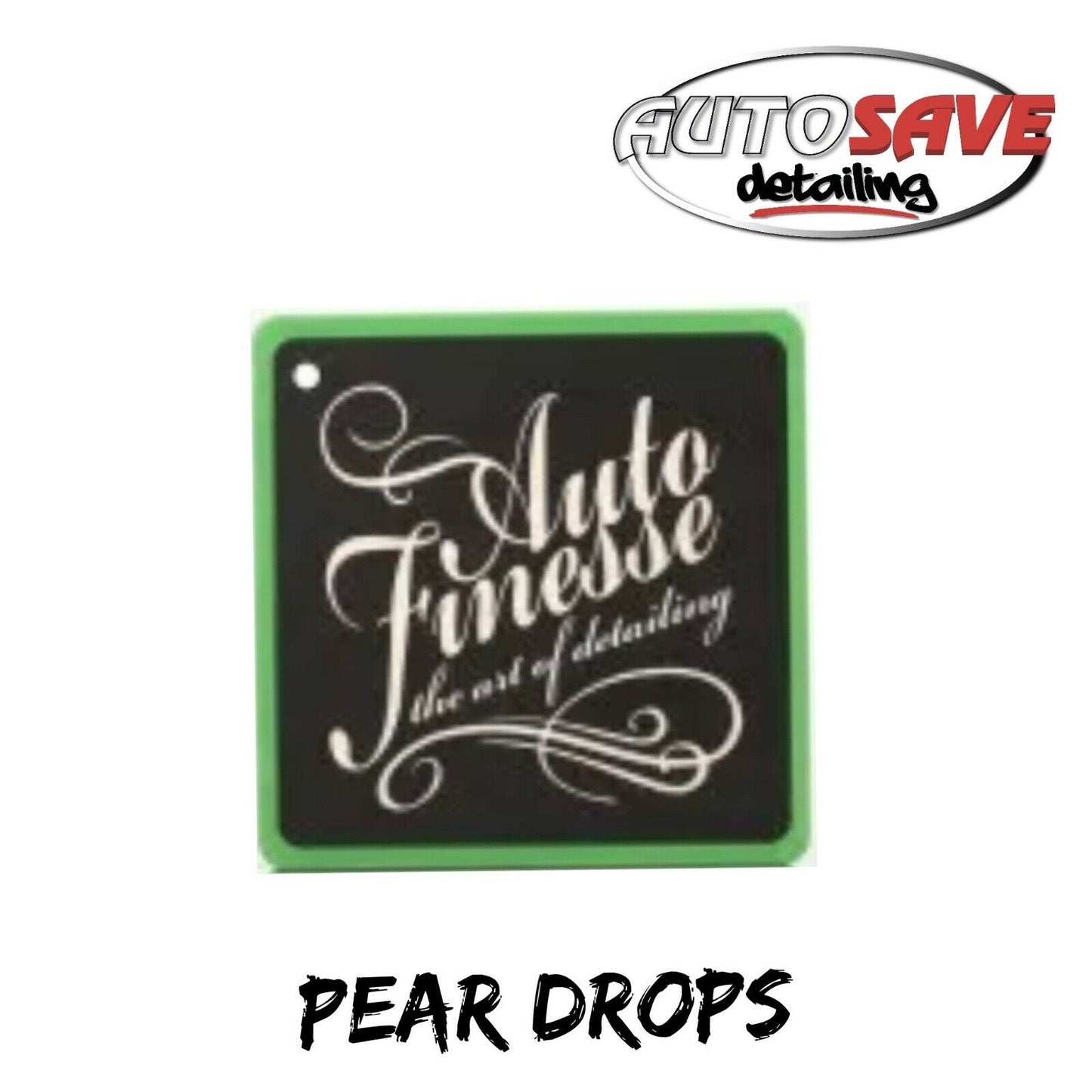Auto Finesse Green Classic Pear Drops Paper Hanging Air Freshener