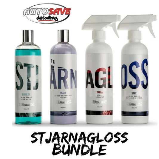 Stjarnagloss Bundle shampoo polish sealant and detailing spray  500ml