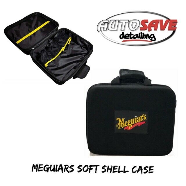 Meguiars ST045 Soft Shell Case Large Black Car Care Cleaning Detailing case