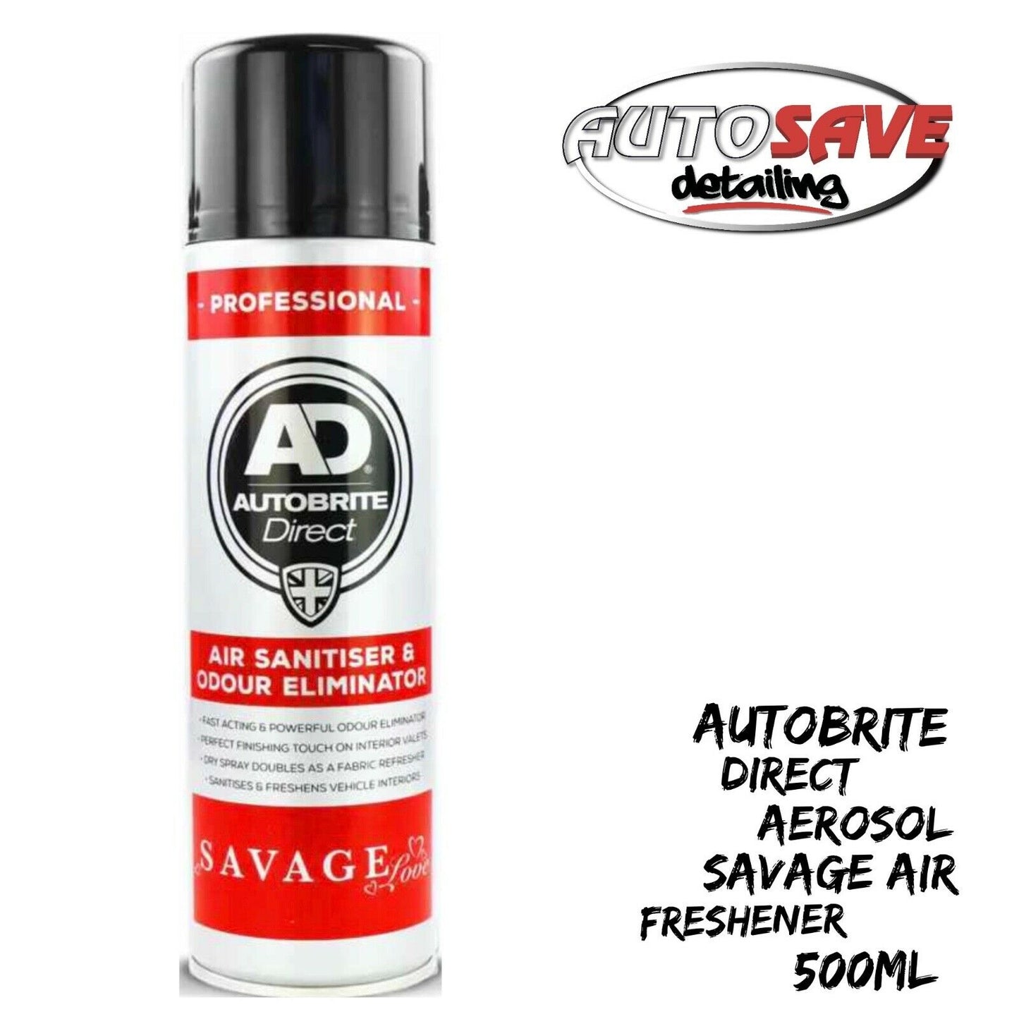 Autobrite Direct - Professional Aerosol Air Freshener x 1 Single Can Savage