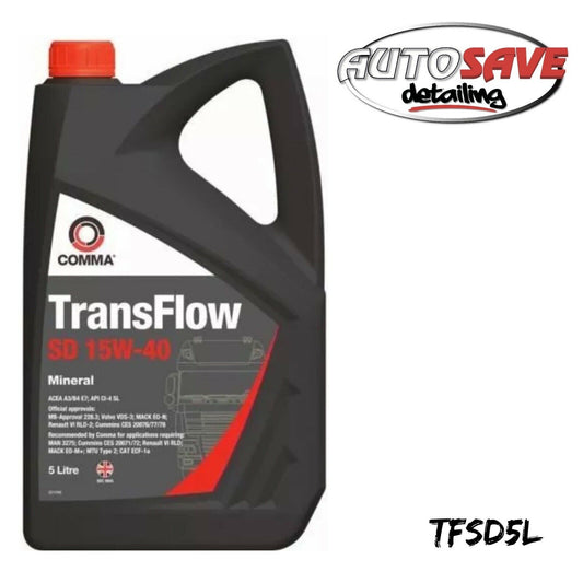 COMMA TRANSFLOW SD 15W40 5L Engine Oil TFSD5L