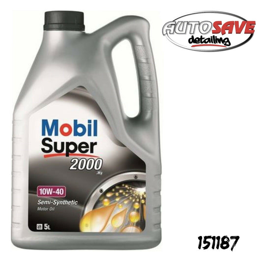 Mobil 1 Super 2000 X1 10W40 Premium Semi Synthetic Engine Oil - 5 Litre