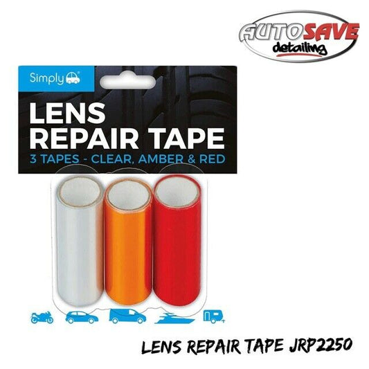 Simply Car Lense Repair Kit Red Amber Clear Tape Headlight Break Side Inidicator