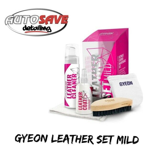 Gyeon Q2M Leather Set Mild - Comprehensive Cleaning & Protection Kit for Leather