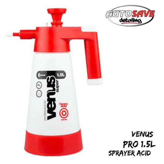 Venus Pro 1.5L Heavy Duty Trade Acid Pressure Sprayer, Workshop, Commercial
