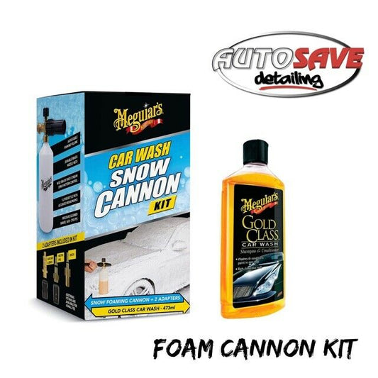 Meguiars Car Wash Snow Cannon Kit + Meguiar’s Gold Class Car Wash 473ML