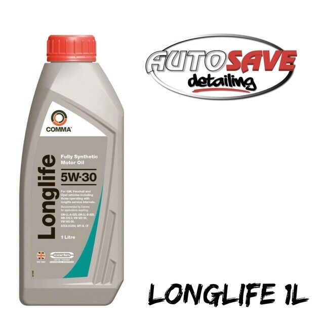 Comma - Longlife Motor Oil Car Engine Performance 5W-30 Fully Synthetic FS