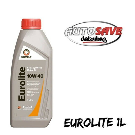 Comma - Eurolite Motor Oil Car Engine Performance 10W-40 Part Synthetic