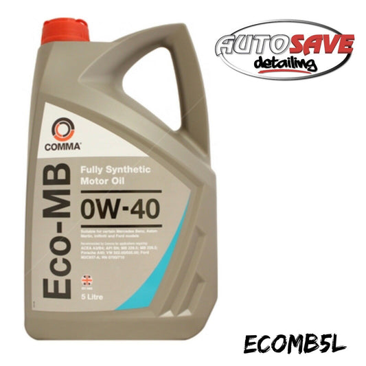 Comma Eco-MB 0w-40 0w40 Fully Synthetic Car Engine Oil - 5 Litres 5L