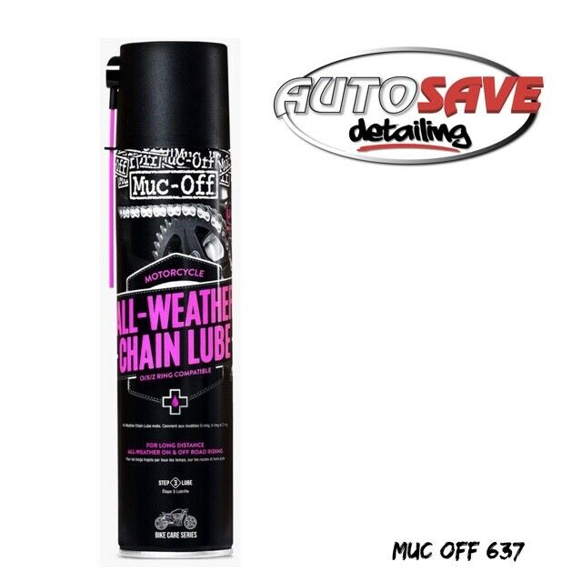 Muc-Off All Weather Chain Lube Motorcycle Motorbike Chain Lubricants 400ml