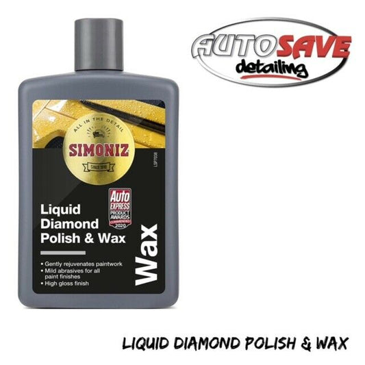 Simoniz Carnauba Long Lasting Shine Diamond Wax Scratch Remover Polish 500ml