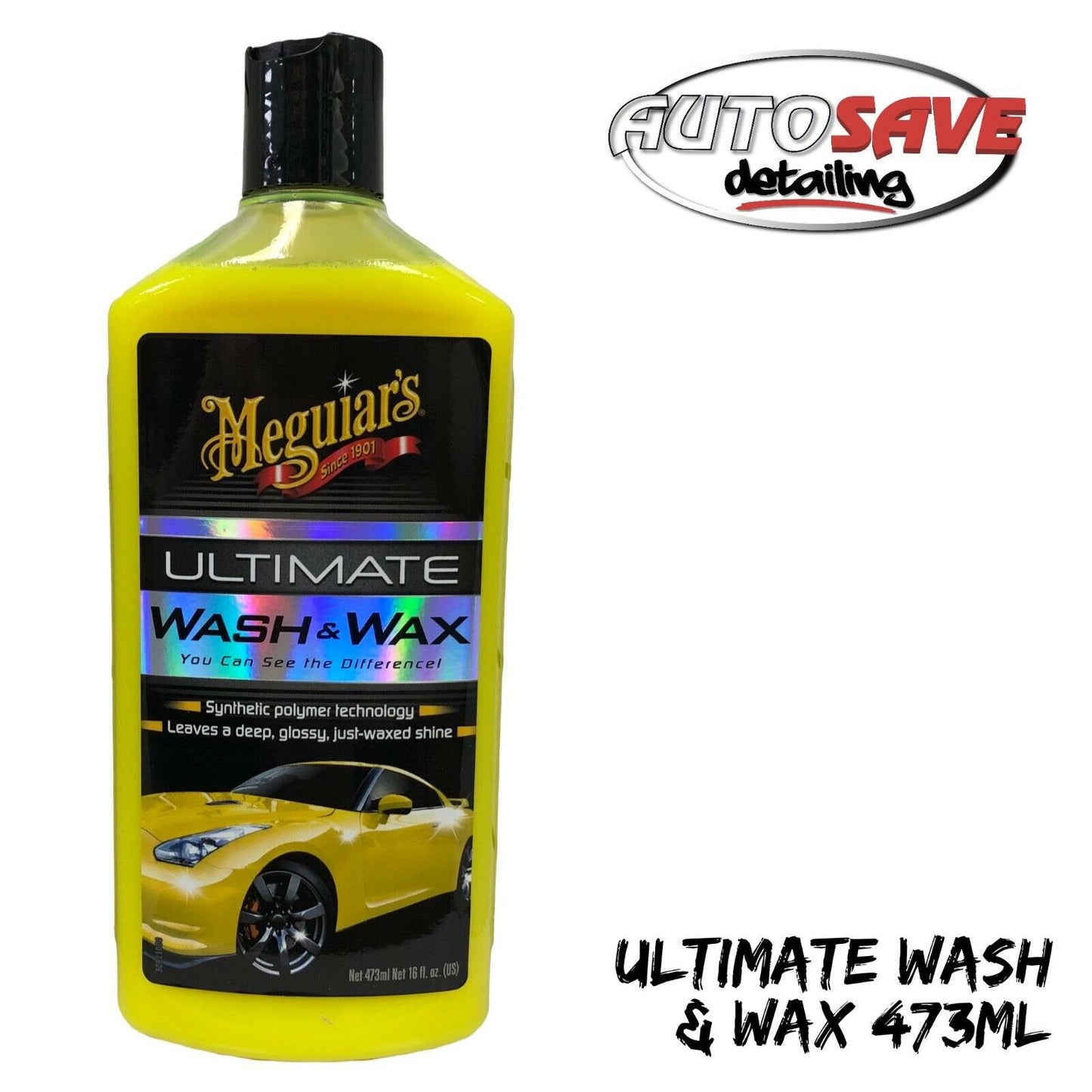 MEGUIARS ULTIMATE WASH & WAX 473ML SHOW CAR VAN CLEANING DETAILING WATER BEAD