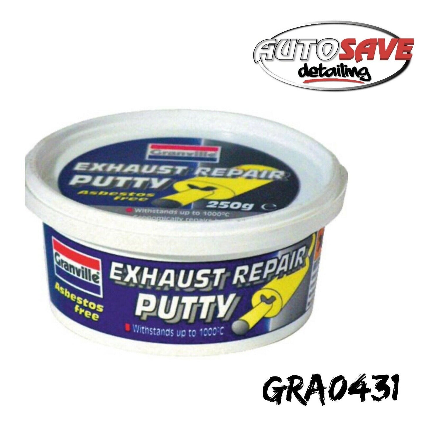 Granville Exhaust Repair Putty Asbestos Free Car Silencer Sealer Paste 250g