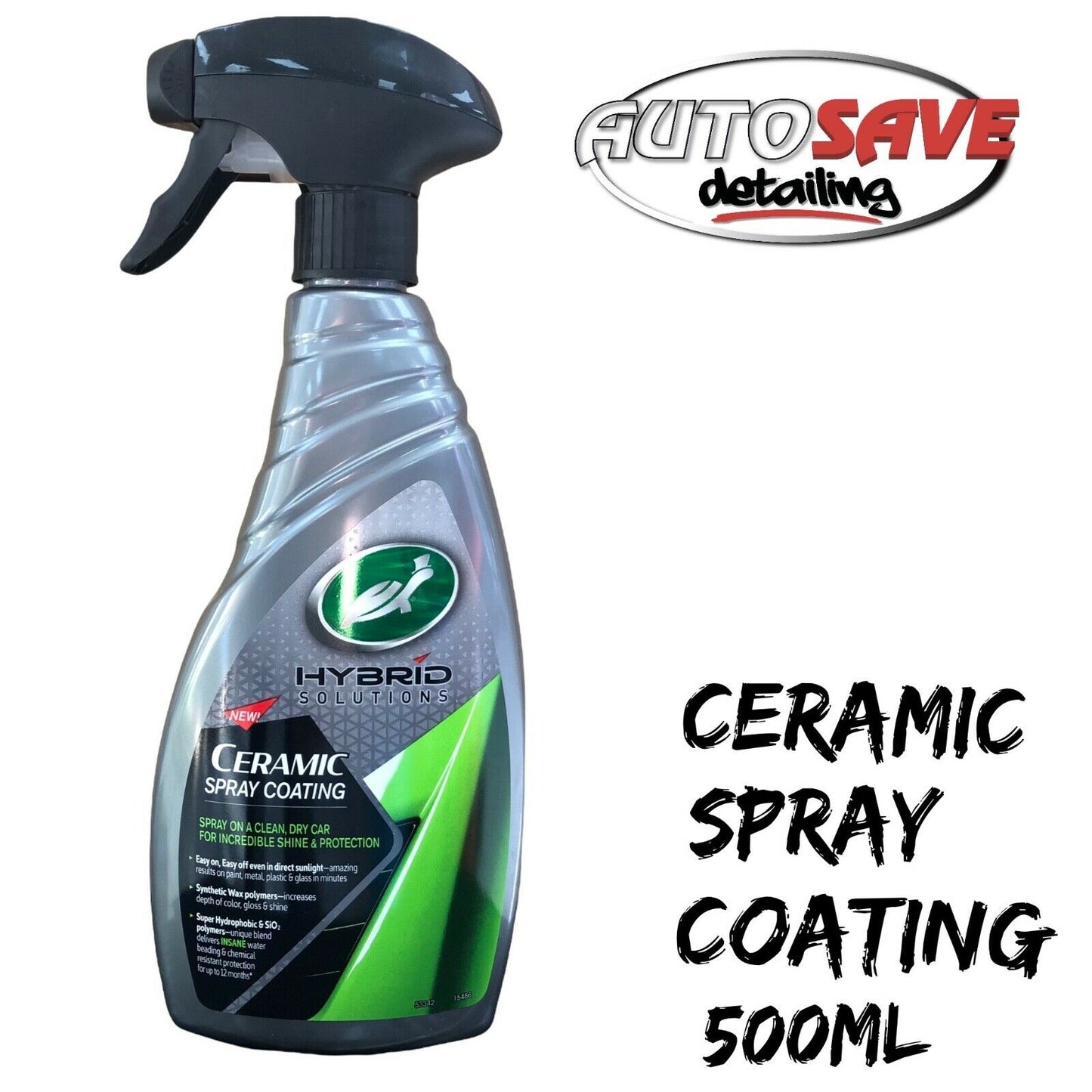 Turtle Wax 53342 Hybrid Solutions Ceramic Spray Wax Shine & Protect 500ml