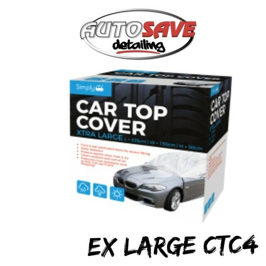 Water Resistant Car Top Cover Protects From Snow Ice Birds XTRA LARGE