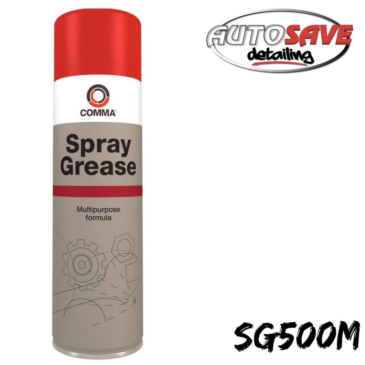 Comma Spray Grease 500ml SG500M