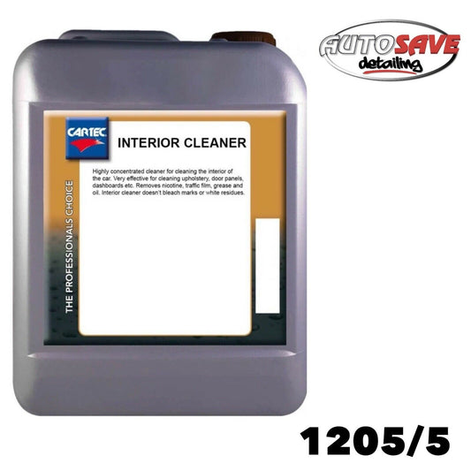 CARTEC 1205/5 INTERIOR CLEANER 5L - HIGH CONCENTRATE VALETING DETAILER