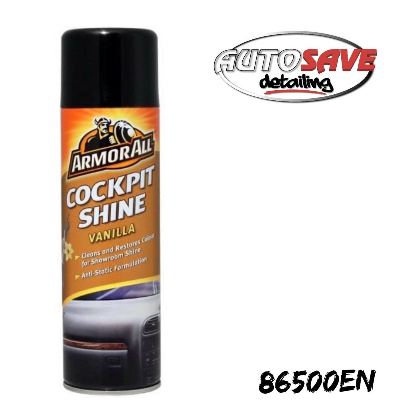 ArmorAll Cockpit Dashboard Clean Shine Vanilla Scent Fragrance 500ml