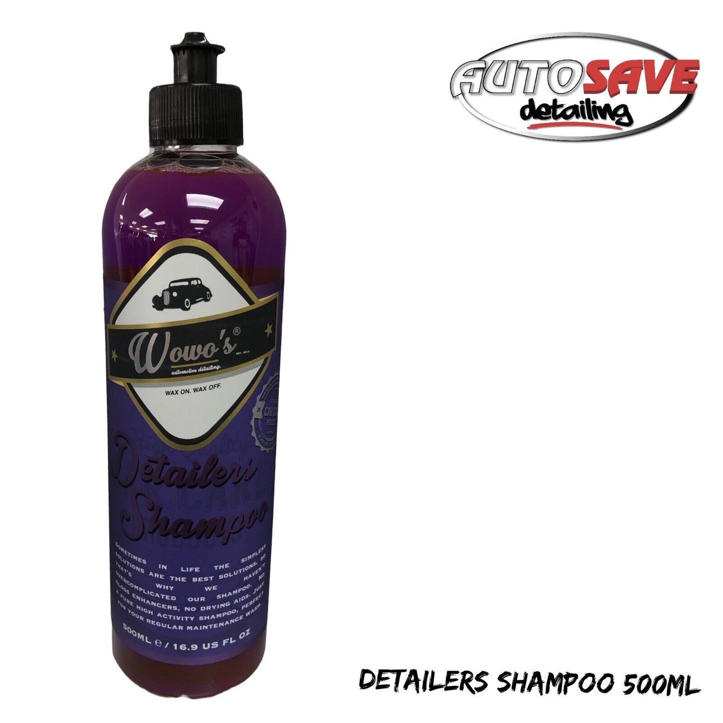 WOWO's Detailers Shampoo 500ml