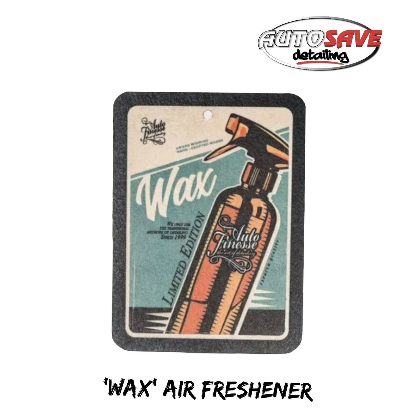 NEW - Limited Edition - Auto Finesse - Retro Air Freshener - Wax