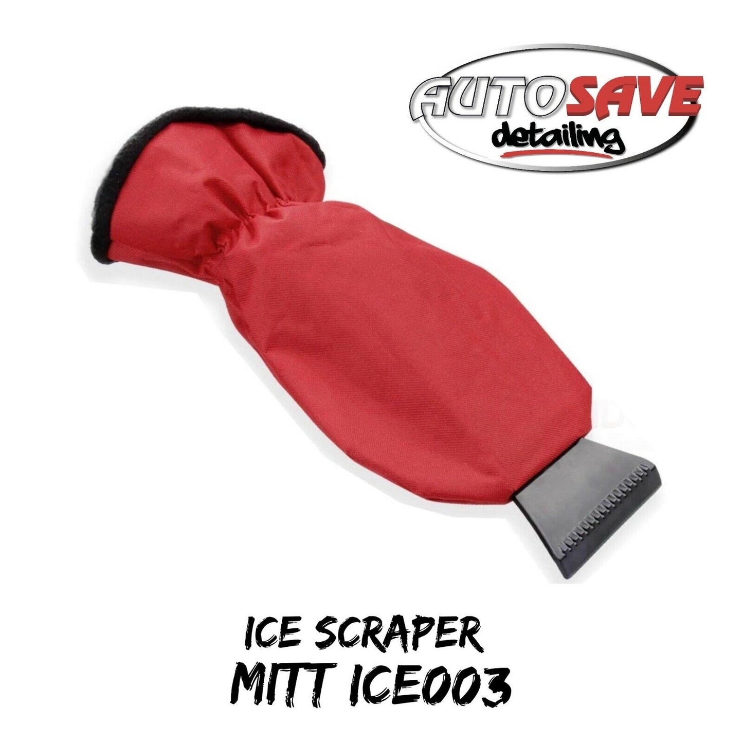 Simply Deluxe Ice Scraper w/ Fleece Glove ICE003 Removes Ice Snow Frost