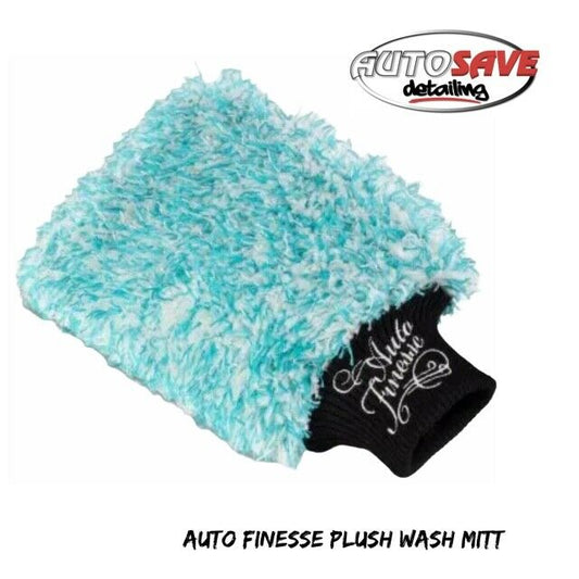 Auto Finesse  Plush Wash Mitt  Ultra Fluffy Microfibre  Non-Scratch  PLWM