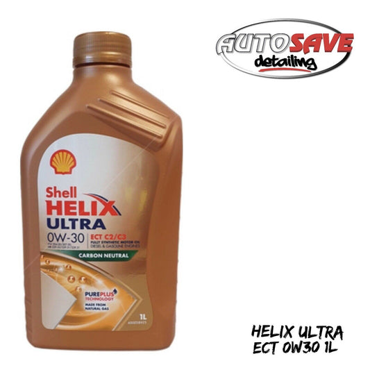 Shell Helix Ultra ECT C2/C3 0W-30 0W30 Fully Synthetic Engine Oil - 1 Litres 1L