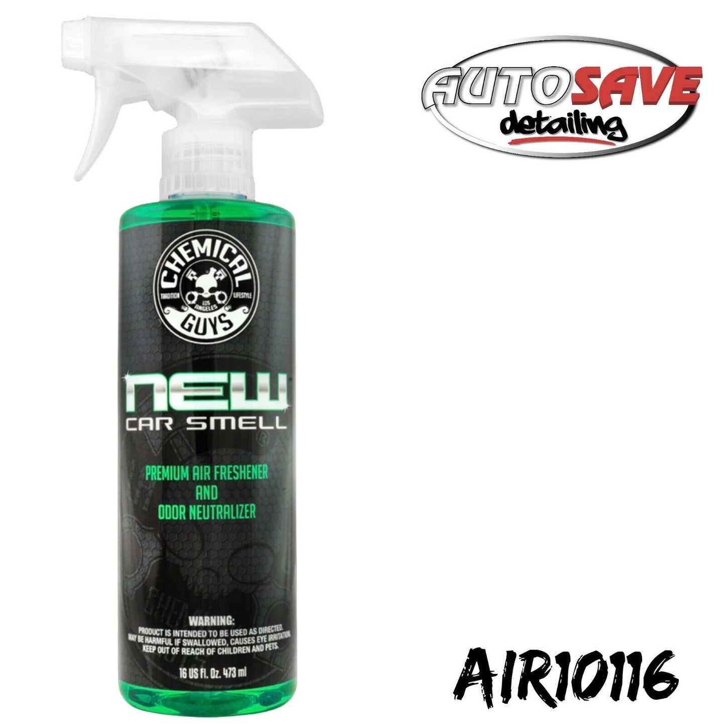 Chemical Guys New Car Smell Premium Air Freshener Odor Eliminator 16oz