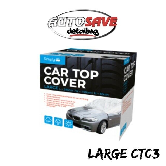 Water Resistant Car Top Cover Protects From Snow Ice Birds LARGE