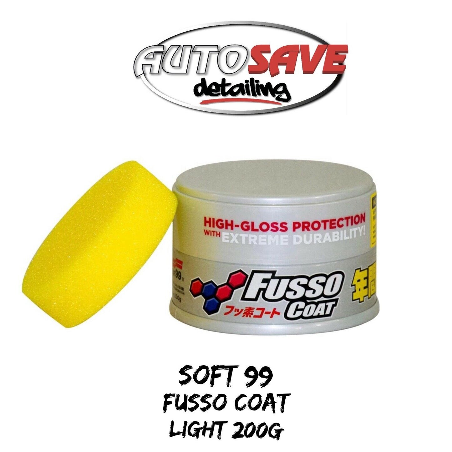 SOFT99 FUSSO COAT 12 MONTHS JDM WAX LIGHT (MADE IN JAPAN - UK STOCK