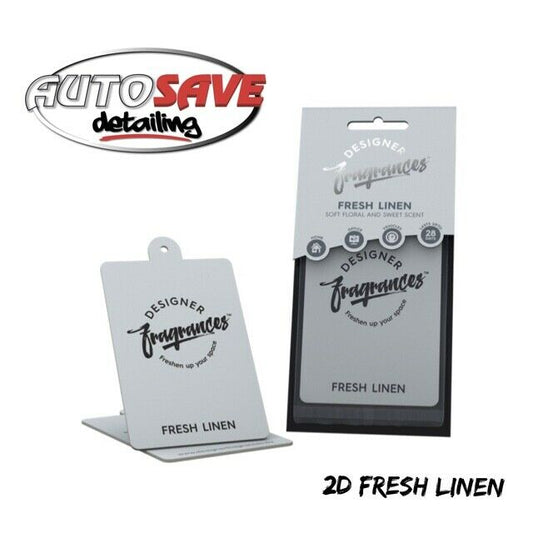 Designer Fragrances Car Home Air Freshener Freshner Scent - FRESH LINEN